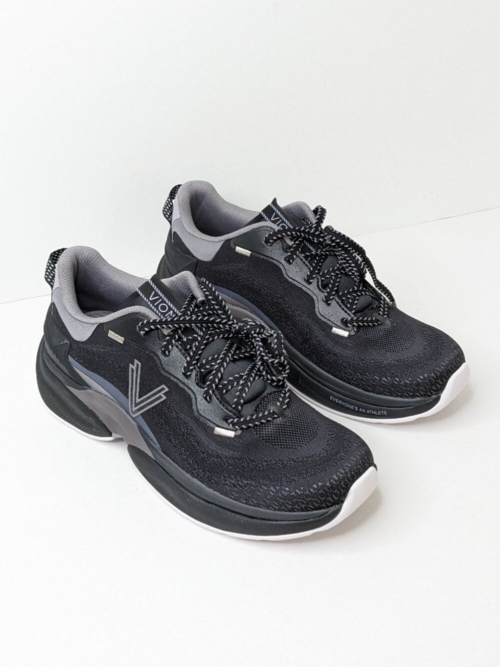 Vionic The Gabby Athletic Sneakers Black Womens 9